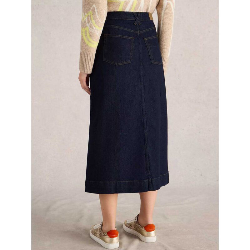 White Stuff Allie Denim Midi Skirt image number 1